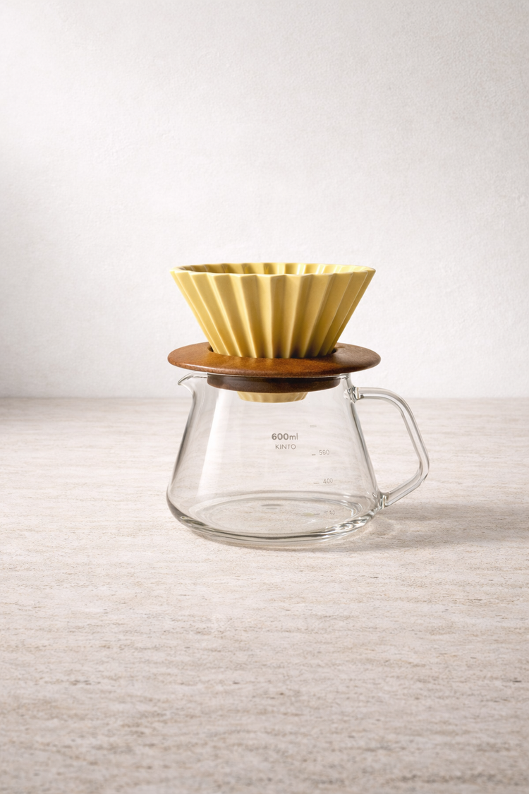 Origami Dripper Holder — Acacia Wood